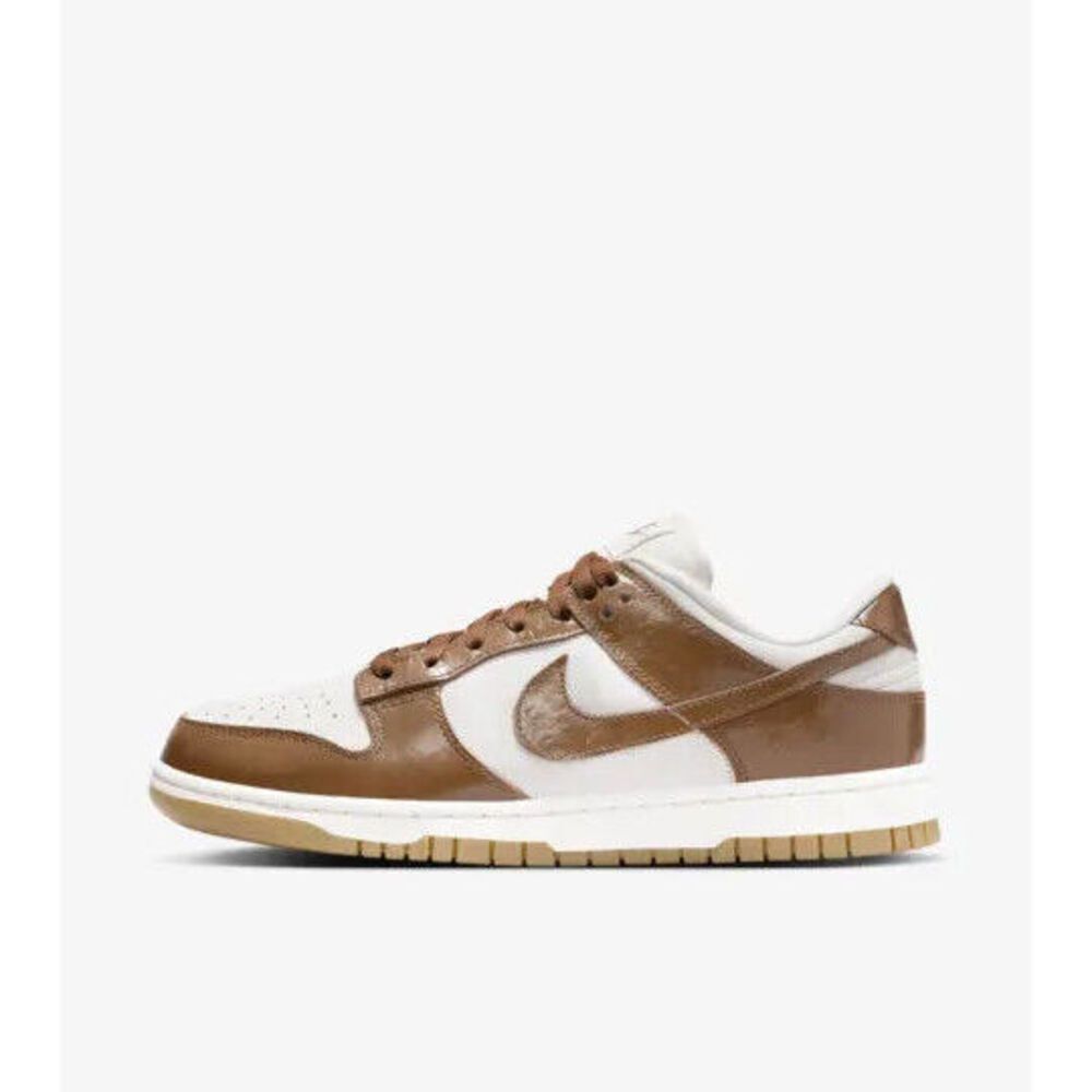 Nike Dunk Low FJ2260-001 Sneakers Women's Ale Brown White Leather Low Top PSS145 - Picture 8 of 10